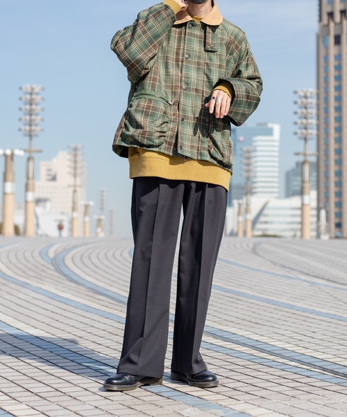 襟配色フィールドジャケット