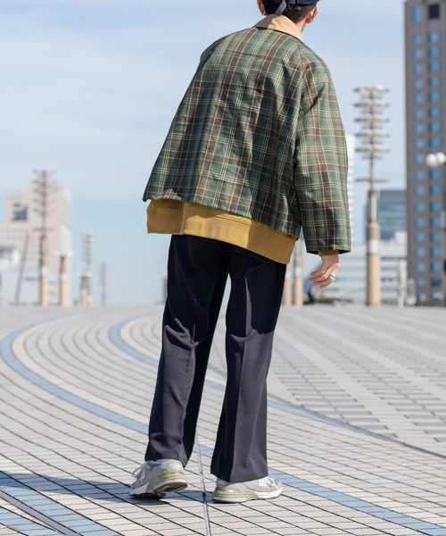 襟配色フィールドジャケット