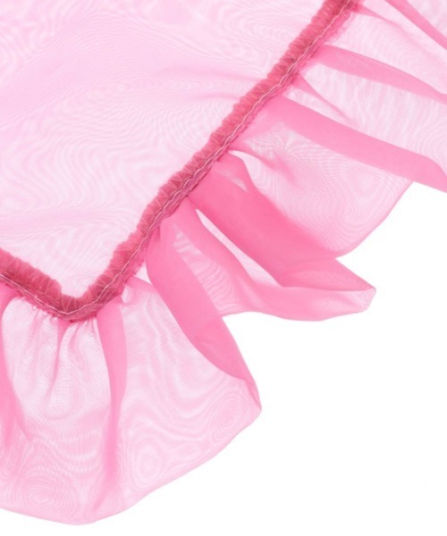 Candy Stripper（キャンディストリッパー）の「GOOD NIGHT FRILL トートバック（トートバッグ・レディース・ブラック/ピンク/ミント・FREE）」の7枚目の写真