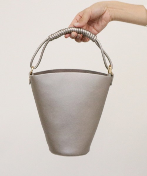 CAPRICIEUX LE'MAGE(カプリシューレマージュ)の「ミニバケツショルダーバッグ(ショルダーバッグ・レディース・ベージュ/オレンジ/シルバー・ONESIZE)」の10枚目の写真