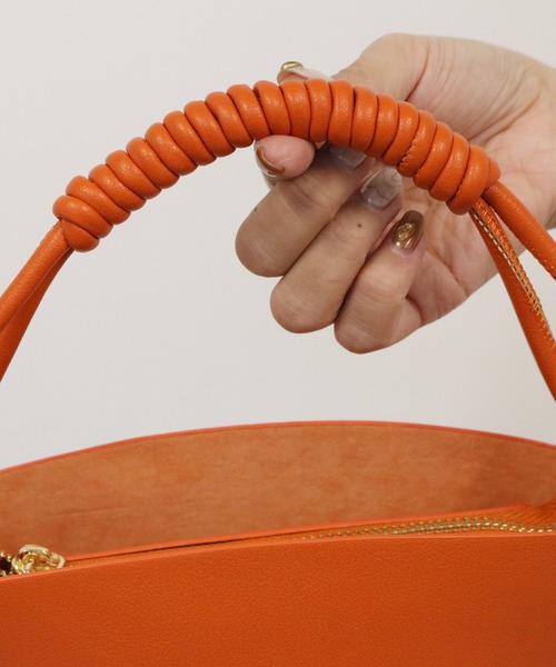 CAPRICIEUX LE'MAGE(カプリシューレマージュ)の「ミニバケツショルダーバッグ(ショルダーバッグ・レディース・ベージュ/オレンジ/シルバー・ONESIZE)」の14枚目の写真
