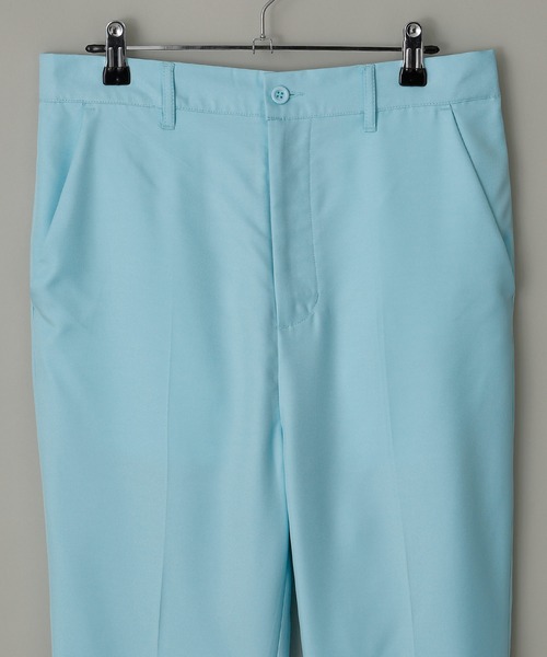 anown(アノン)の「-anown/アノン- 「セットアップ可能」蝶モチーフ刺繍 サイドスリット入りフレアパンツ(スラックス・メンズ・ブラック/ベージュ/サックスブルー/ダークパープル・S/M/L)」の6枚目の写真