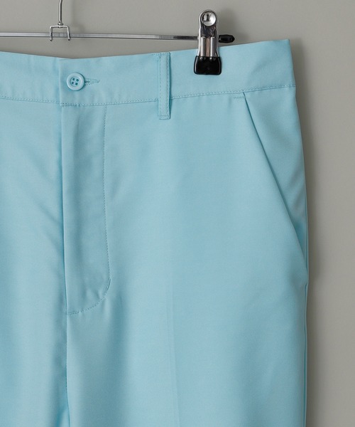 anown(アノン)の「-anown/アノン- 「セットアップ可能」蝶モチーフ刺繍 サイドスリット入りフレアパンツ(スラックス・メンズ・ブラック/ベージュ/サックスブルー/ダークパープル・S/M/L)」の7枚目の写真