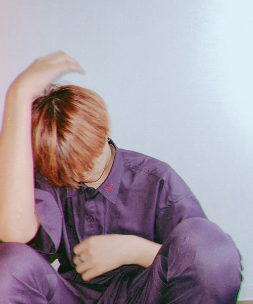 anown(アノン)の「-anown/アノン- 「セットアップ可能」蝶モチーフ刺繍 サイドスリット入りフレアパンツ(スラックス・メンズ・ブラック/ベージュ/サックスブルー/ダークパープル・S/M/L)」の18枚目の写真