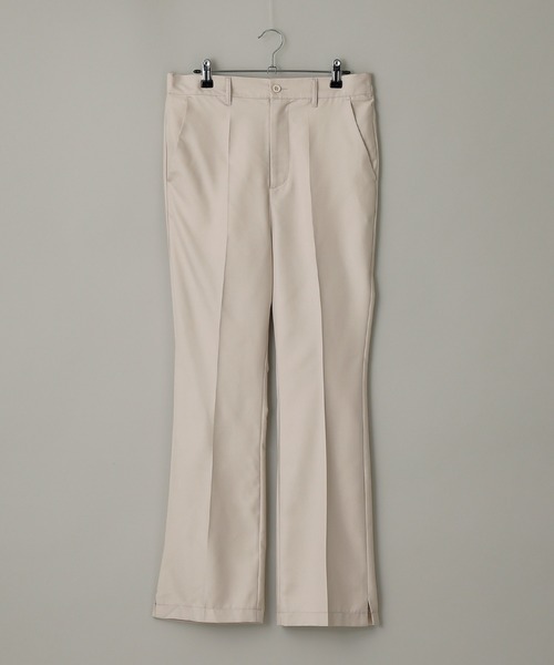 anown(アノン)の「-anown/アノン- 「セットアップ可能」蝶モチーフ刺繍 サイドスリット入りフレアパンツ(スラックス・メンズ・ブラック/ベージュ/サックスブルー/ダークパープル・S/M/L)」の20枚目の写真