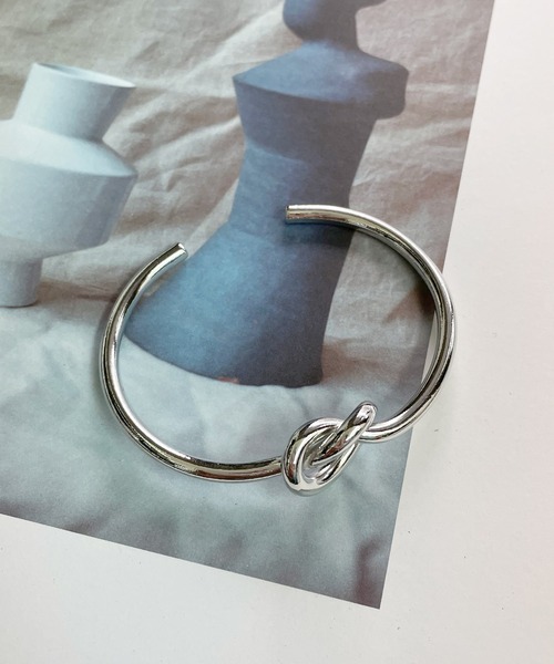 Ein（アイン）の「Ein/ワンポイントバングル（バングル/リストバンド・レディース・ゴールド/シルバー・FREE）」の3枚目の写真