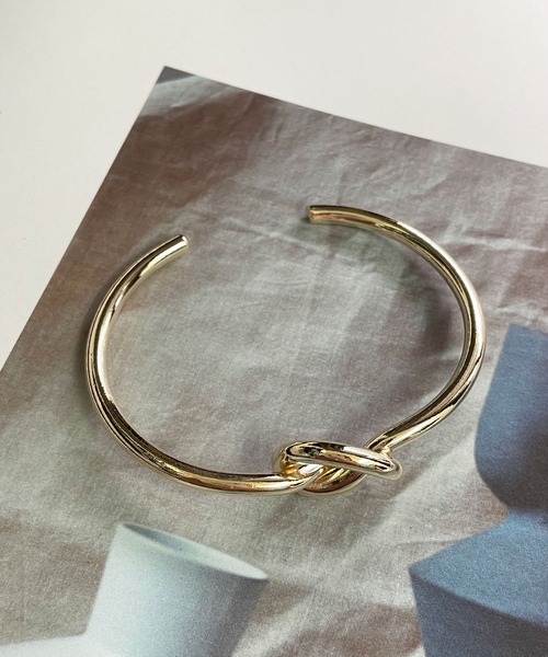 Ein（アイン）の「Ein/ワンポイントバングル（バングル/リストバンド・レディース・ゴールド/シルバー・FREE）」の4枚目の写真