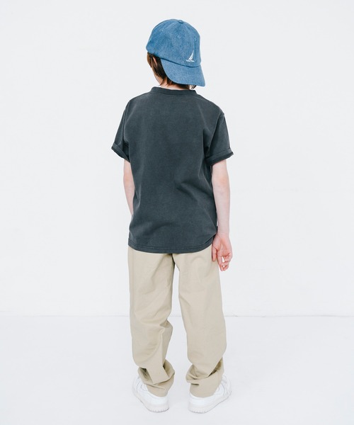 NAUTICA（ノーティカ）の「【NAUTICA/ノーティカ】ピグメントロゴTシャツ（Tシャツ/カットソー・キッズ・ベージュ/チャコールグレー/パープル・150cm/100cm/140cm/120cm/110cm/130cm）」の11枚目の写真