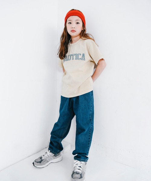 NAUTICA（ノーティカ）の「【NAUTICA/ノーティカ】ピグメントロゴTシャツ（Tシャツ/カットソー・キッズ・ベージュ/チャコールグレー/パープル・150cm/100cm/140cm/120cm/110cm/130cm）」の17枚目の写真