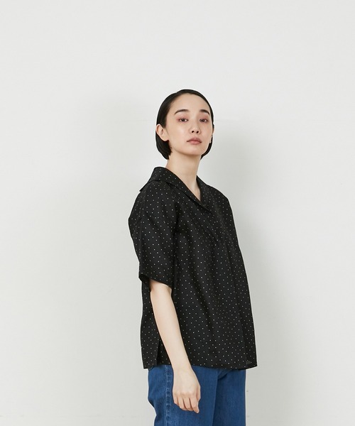 ADIEU TRISTESSE（アデュートリステス）の「セーラーカラーブラウス（シャツ/ブラウス・レディース・ドット/ブラウン/カーキ・38）」の3枚目の写真