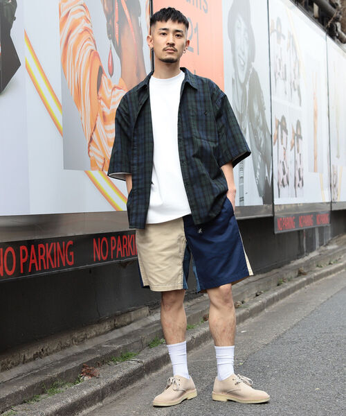 BEAMS（ビームス）の「BEAMS / ツイルチェック イージー ワークシャツ（シャツ/ブラウス・メンズ・ベージュ/その他・SMALL/MEDIUM/LARGE）」の3枚目の写真