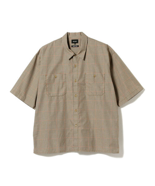 BEAMS（ビームス）の「BEAMS / ツイルチェック イージー ワークシャツ（シャツ/ブラウス・メンズ・ベージュ/その他・SMALL/MEDIUM/LARGE）」の10枚目の写真