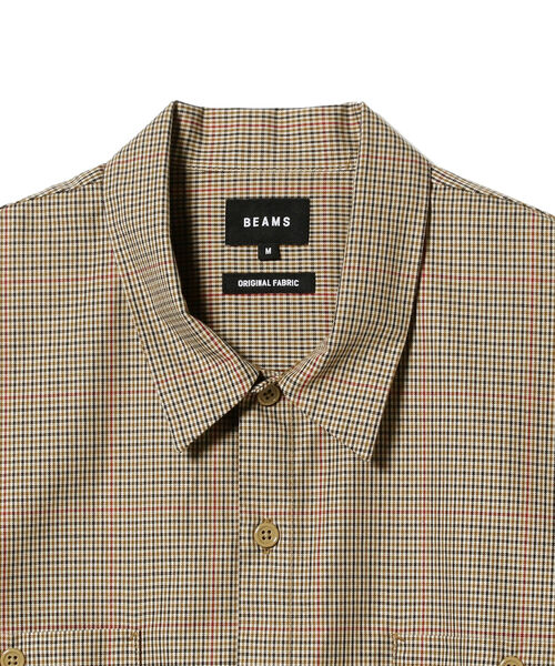 BEAMS（ビームス）の「BEAMS / ツイルチェック イージー ワークシャツ（シャツ/ブラウス・メンズ・ベージュ/その他・SMALL/MEDIUM/LARGE）」の11枚目の写真