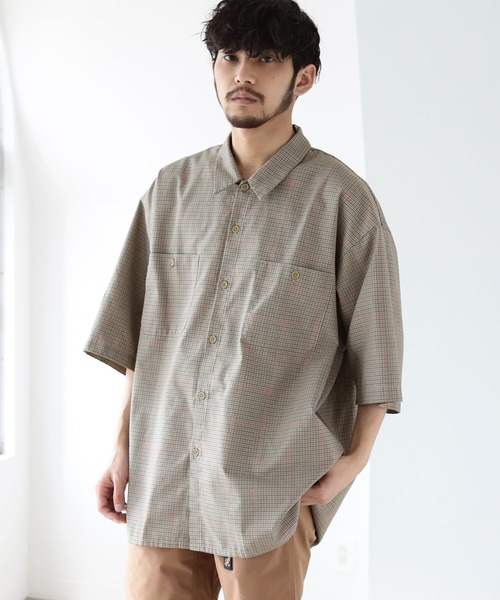 BEAMS（ビームス）の「BEAMS / ツイルチェック イージー ワークシャツ（シャツ/ブラウス・メンズ・ベージュ/その他・SMALL/MEDIUM/LARGE）」の18枚目の写真