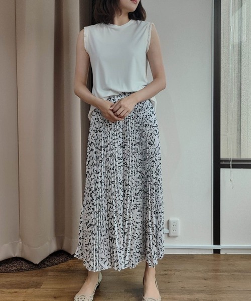 FELLINI（フェリーニ）の「ノースリーブトップス（Tシャツ/カットソー・レディース・ホワイト/ブラック/グレー・M）」の8枚目の写真