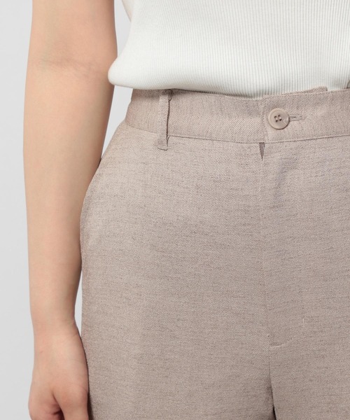 PAGEBOY（ページボーイ）の「リネンライクセットアップスラックス（スラックス・レディース・ベージュ系その他/オリーブ/ブラック・FREE）」の14枚目の写真
