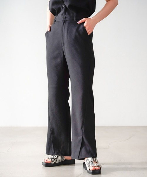 PAGEBOY（ページボーイ）の「リネンライクセットアップスラックス（スラックス・レディース・ベージュ系その他/オリーブ/ブラック・FREE）」の20枚目の写真