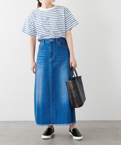PUAL CE CIN(ピュアルセシン)の「ショート丈プリントプルオーバー(Tシャツ/カットソー・レディース・ホワイト/オフホワイト/ブルー系その他/ピンク系その他・FREE)」の15枚目の写真