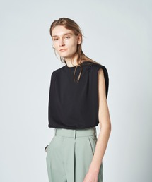 ショルダーパッドノースリプルオーバー