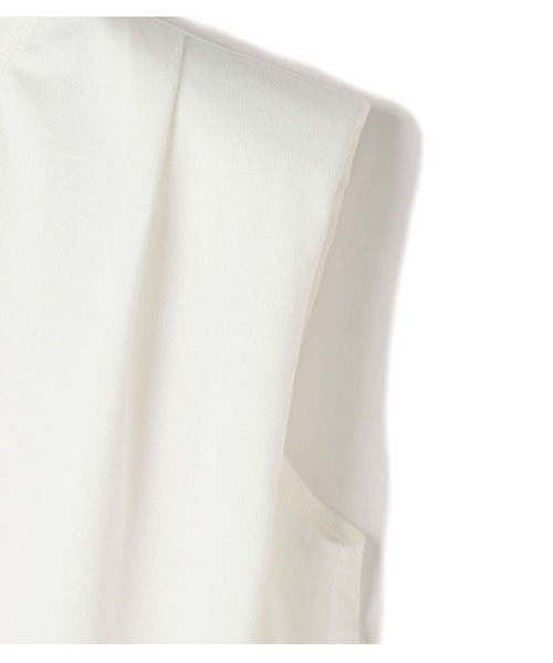 N.O.R.C（ノーク）の「ショルダーパッドノースリプルオーバー（Tシャツ/カットソー・レディース・ホワイト/ブラック・S/M）」の4枚目の写真