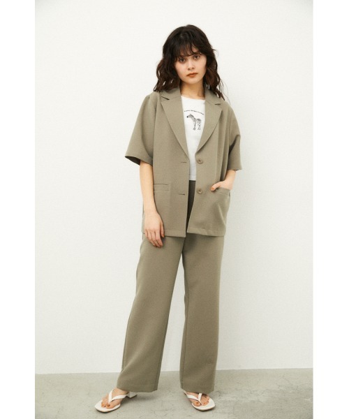 LAGUA GEM(ラグアジェム)の「OVER TAILORED SH(シャツ/ブラウス・レディース・ダークネイビー/ライトイエロー/ベージュ・FREE)」の4枚目の写真