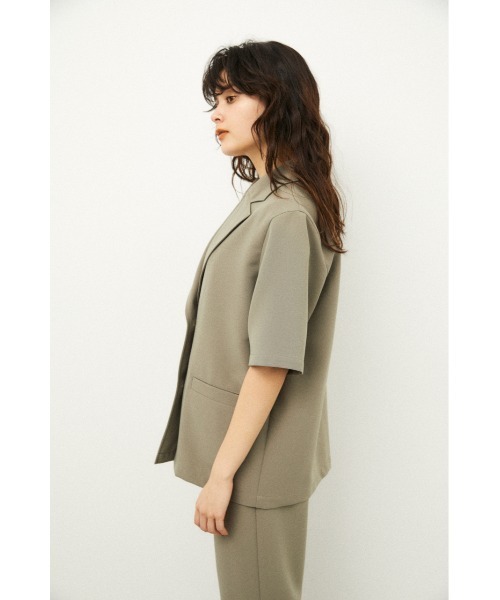 LAGUA GEM(ラグアジェム)の「OVER TAILORED SH(シャツ/ブラウス・レディース・ダークネイビー/ライトイエロー/ベージュ・FREE)」の6枚目の写真