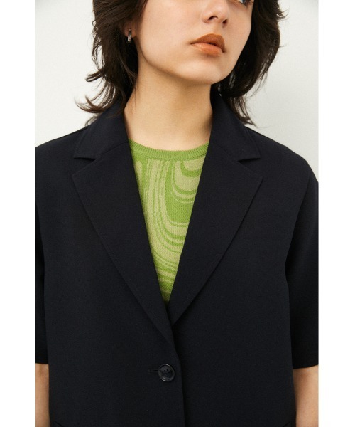 LAGUA GEM(ラグアジェム)の「OVER TAILORED SH(シャツ/ブラウス・レディース・ダークネイビー/ライトイエロー/ベージュ・FREE)」の15枚目の写真