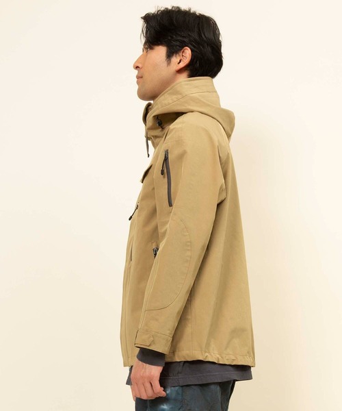 Johnbull(ジョンブル)の「テクノブレンシェルパーカージャケット(マウンテンパーカー・メンズ・ダークカーキ/イエロー/ブルー/ブラック/オリーブ・LARGE/SMALL/MEDIUM)」の12枚目の写真