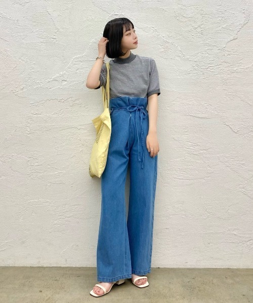 Kastane（カスタネ）の「カラバリ半円紐サンダル（サンダル・レディース・ブラック/イエロー/アイボリー/オレンジ・37/38/36）」の21枚目の写真