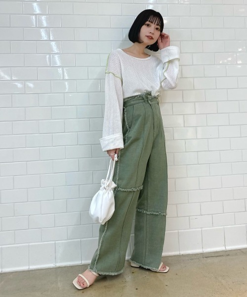 Kastane（カスタネ）の「カラバリ半円紐サンダル（サンダル・レディース・ブラック/イエロー/アイボリー/オレンジ・37/38/36）」の22枚目の写真