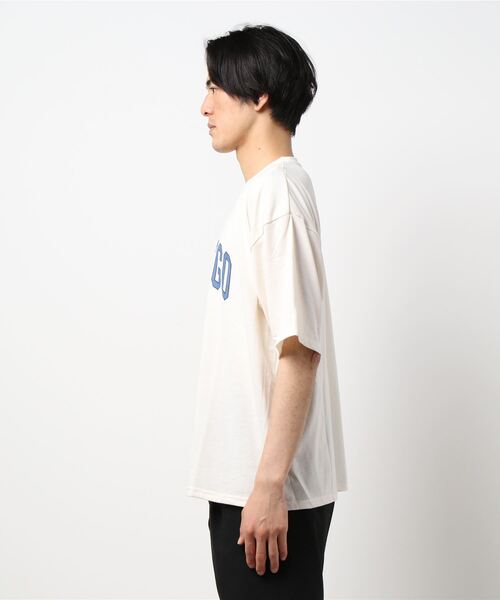 CORISCO(コリスコ)の「カレッジロゴBIGTEE(M1)(Tシャツ/カットソー・メンズ・ホワイト/ブラック/ベージュ/ブラウン/ブルー系その他/レンガ・MEDIUM/LARGE/X-LARGE)」の7枚目の写真