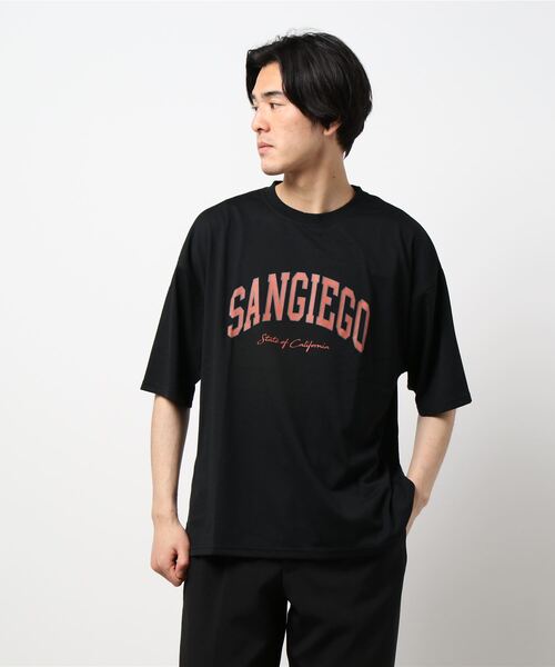 CORISCO(コリスコ)の「カレッジロゴBIGTEE(M1)(Tシャツ/カットソー・メンズ・ホワイト/ブラック/ベージュ/ブラウン/ブルー系その他/レンガ・MEDIUM/LARGE/X-LARGE)」の18枚目の写真