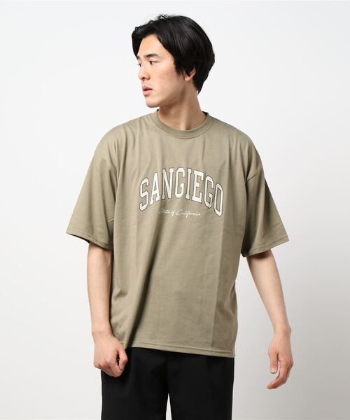 CORISCO(コリスコ)の「カレッジロゴBIGTEE(M1)(Tシャツ/カットソー・メンズ・ホワイト/ブラック/ベージュ/ブラウン/ブルー系その他/レンガ・MEDIUM/LARGE/X-LARGE)」の14枚目の写真