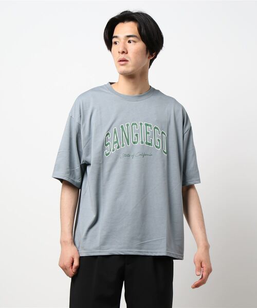 CORISCO(コリスコ)の「カレッジロゴBIGTEE(M1)(Tシャツ/カットソー・メンズ・ホワイト/ブラック/ベージュ/ブラウン/ブルー系その他/レンガ・MEDIUM/LARGE/X-LARGE)」の12枚目の写真