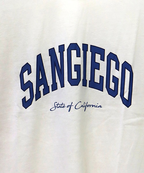 CORISCO(コリスコ)の「カレッジロゴBIGTEE(M1)(Tシャツ/カットソー・メンズ・ホワイト/ブラック/ベージュ/ブラウン/ブルー系その他/レンガ・MEDIUM/LARGE/X-LARGE)」の19枚目の写真