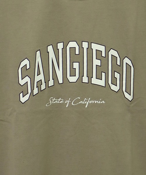 CORISCO(コリスコ)の「カレッジロゴBIGTEE(M1)(Tシャツ/カットソー・メンズ・ホワイト/ブラック/ベージュ/ブラウン/ブルー系その他/レンガ・MEDIUM/LARGE/X-LARGE)」の13枚目の写真
