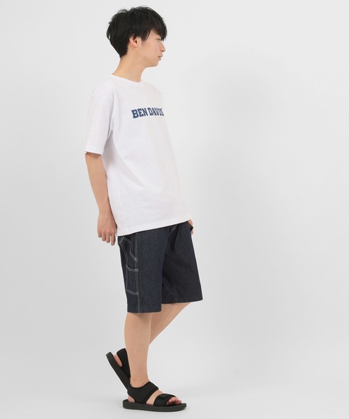 make a ray!(メイク ア レイ!)の「ルーズシルエット ワークペインター ショートパンツ/スケーターショーツ(チノパンツ・メンズ・ブラック/ライトインディゴブルー/キャメル/ストライプ/ワンウォッシュ・M/L)」の12枚目の写真