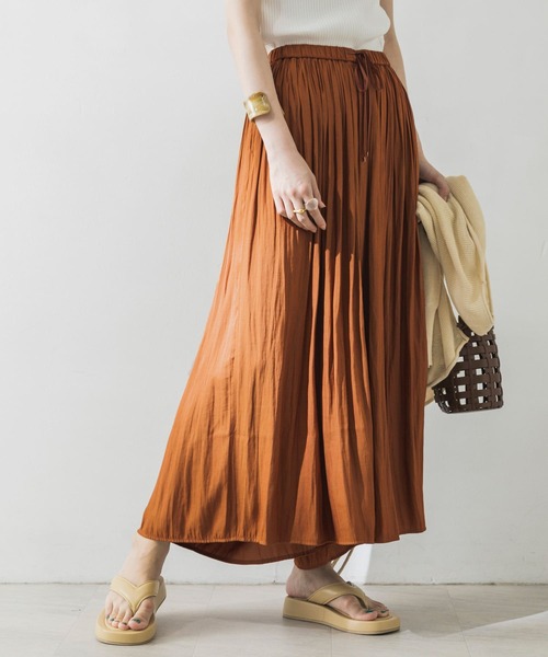 URBAN RESEARCH(アーバンリサーチ)の「ツイルギャザースカーチョ(その他パンツ・レディース・ブラック系その他/ブルー/オレンジ・FREE)」の3枚目の写真