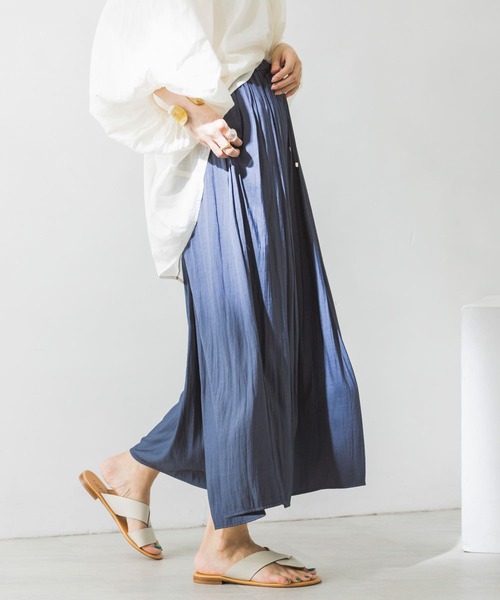 URBAN RESEARCH(アーバンリサーチ)の「ツイルギャザースカーチョ(その他パンツ・レディース・ブラック系その他/ブルー/オレンジ・FREE)」の21枚目の写真