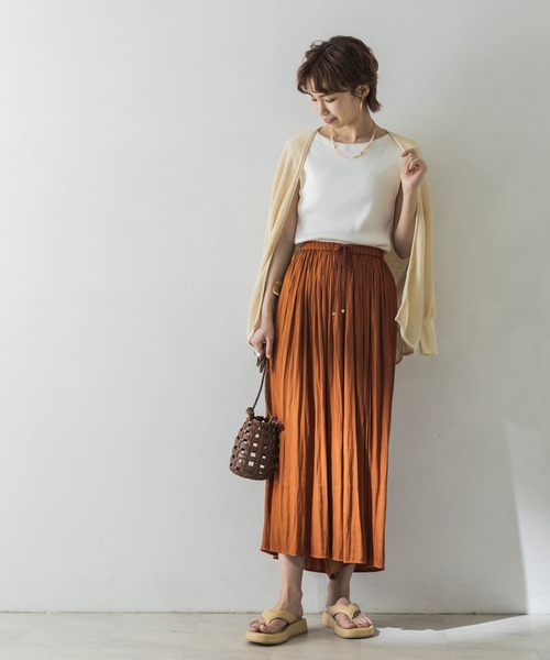 URBAN RESEARCH(アーバンリサーチ)の「ツイルギャザースカーチョ(その他パンツ・レディース・ブラック系その他/ブルー/オレンジ・FREE)」の6枚目の写真