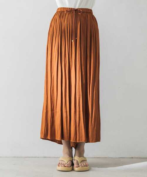 URBAN RESEARCH(アーバンリサーチ)の「ツイルギャザースカーチョ(その他パンツ・レディース・ブラック系その他/ブルー/オレンジ・FREE)」の7枚目の写真