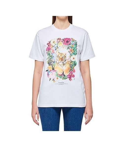 Onitsuka Tiger(オニツカタイガー)の「GRAPHIC TEE(Tシャツ/カットソー・レディース・ホワイト/ベージュ・S/XS/M/L)」の3枚目の写真