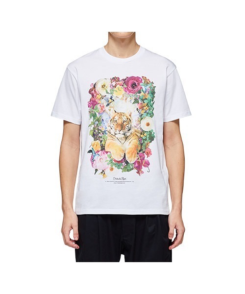 Onitsuka Tiger(オニツカタイガー)の「GRAPHIC TEE(Tシャツ/カットソー・レディース・ホワイト/ベージュ・S/XS/M/L)」の4枚目の写真