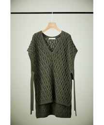 BLACK BY MOUSSY | knit vest（ニットベスト）(ニット/セーター)