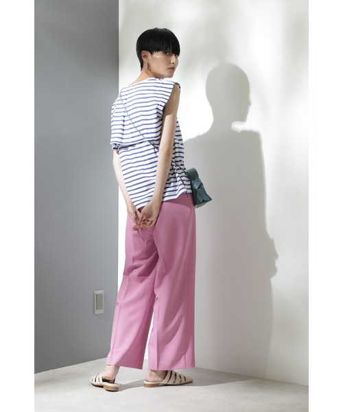 ROSE BUD（ローズバッド）の「2タックハイウエストタックパンツ