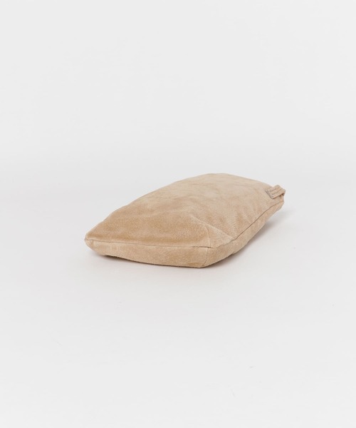 URBAN RESEARCH DOORS（アーバンリサーチドアーズ）の「ウォッシャブルスエードサコッシュ（ショルダーバッグ・レディース・チャコールグレー/ライトベージュ・ONE）」の4枚目の写真