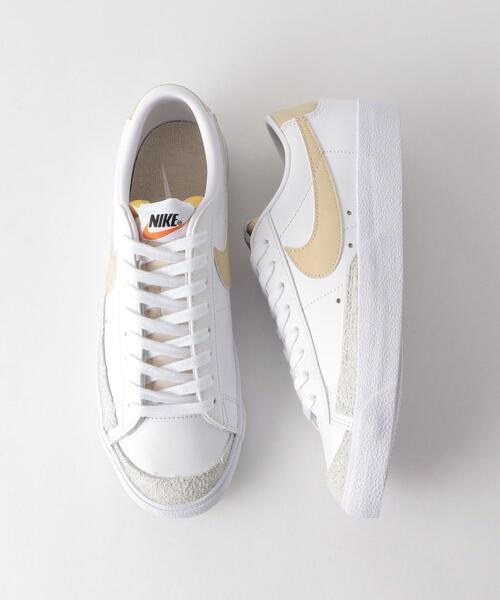 green label relaxing（グリーンレーベルリラクシング）の「＜NIKE(ナイキ)＞ ブレーザー Low 77 スニーカー（スニーカー・レディース・ホワイト/ベージュ/ブラック・24cm/24.5cm/23cm/23.5cm/25cm/22.5cm）」の3枚目の写真