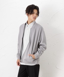 URBAN COLLECTION | ポンチ素材 オーバーサイズ ジップブルゾン(ブルゾン)