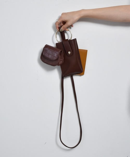 RETRO GIRL（レトロガール）の「3setミニショルダー（ショルダーバッグ・レディース・ブラック/ブラウン・FREE）」の2枚目の写真