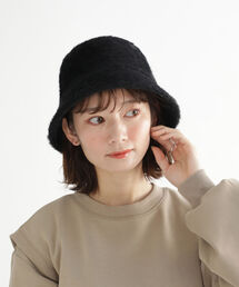 BEAMS HEART / フェイクファー バケットハット